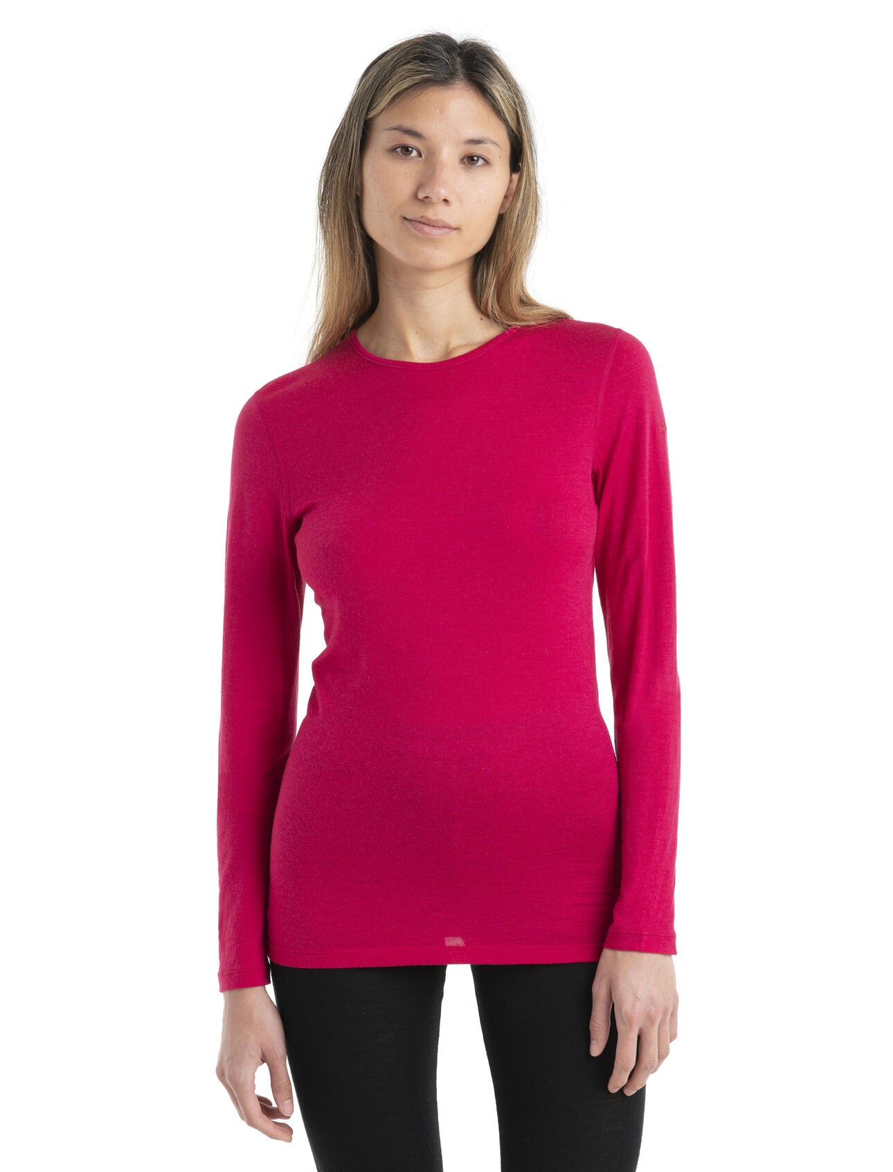 Icebreaker Chandail Col Rond 200 Oasis Ls - Femme ib104375 electron pink