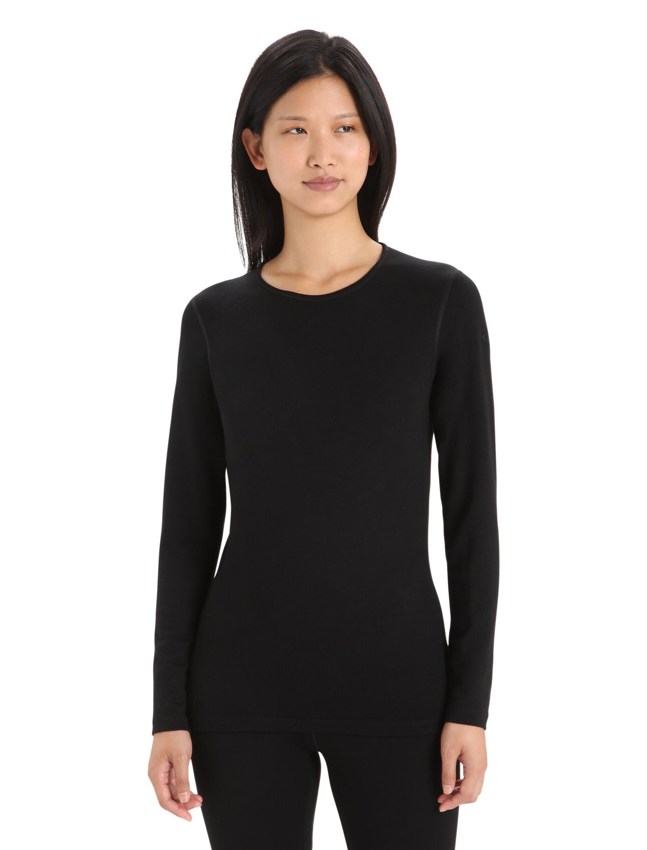 Icebreaker Chandail Col Rond 260 Tech Ls - Femme 104387 noir