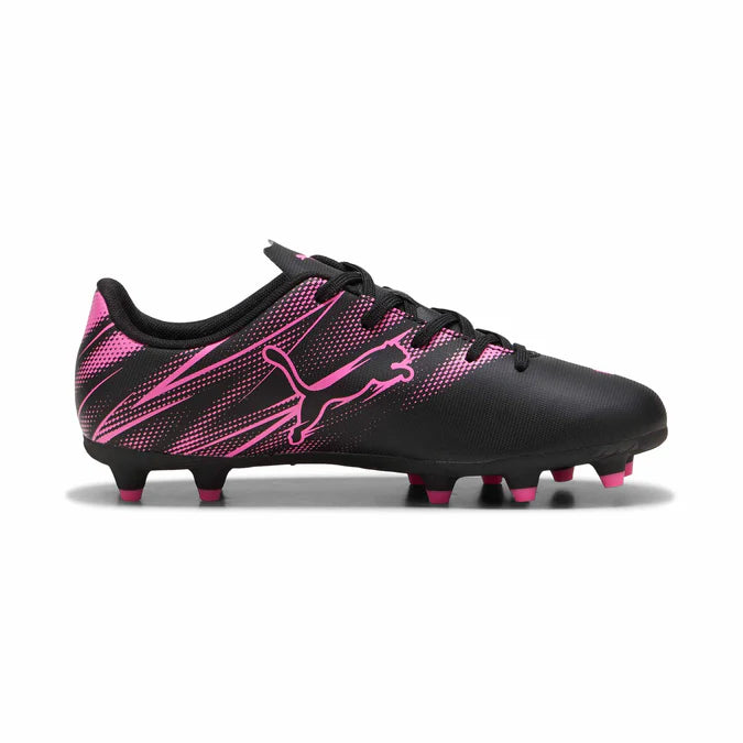 Puma Chaussures De Soccer Attacanto FG/AG Junior - Enfant  107480 - NOIR PUMA-ROSE POISON