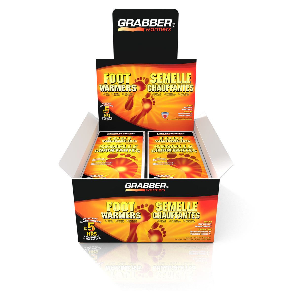 fwmles
GRABBER RÉCHAUFFEURS DE PIEDS - ASSORTIE