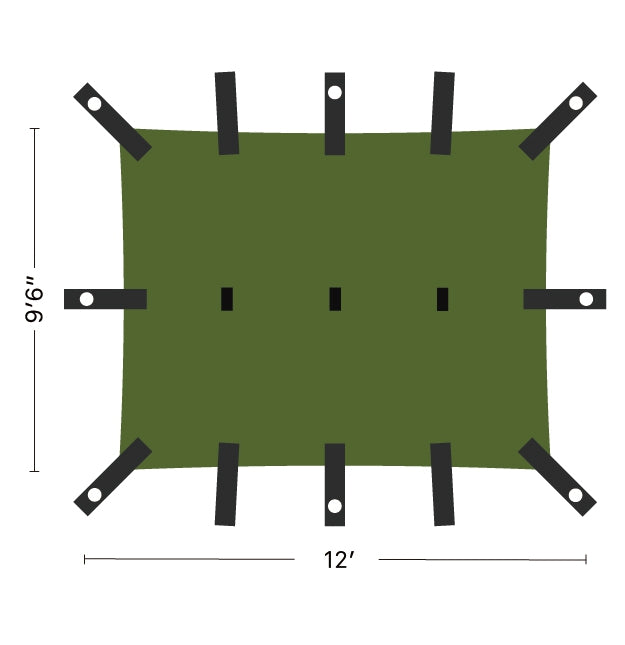 Chinook Bâche Robuste 12 X 9.6