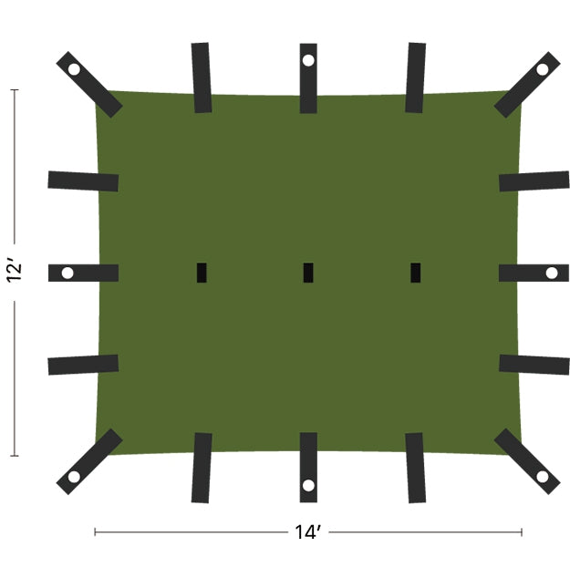 Chinook Bâche Robuste 14 X 12
