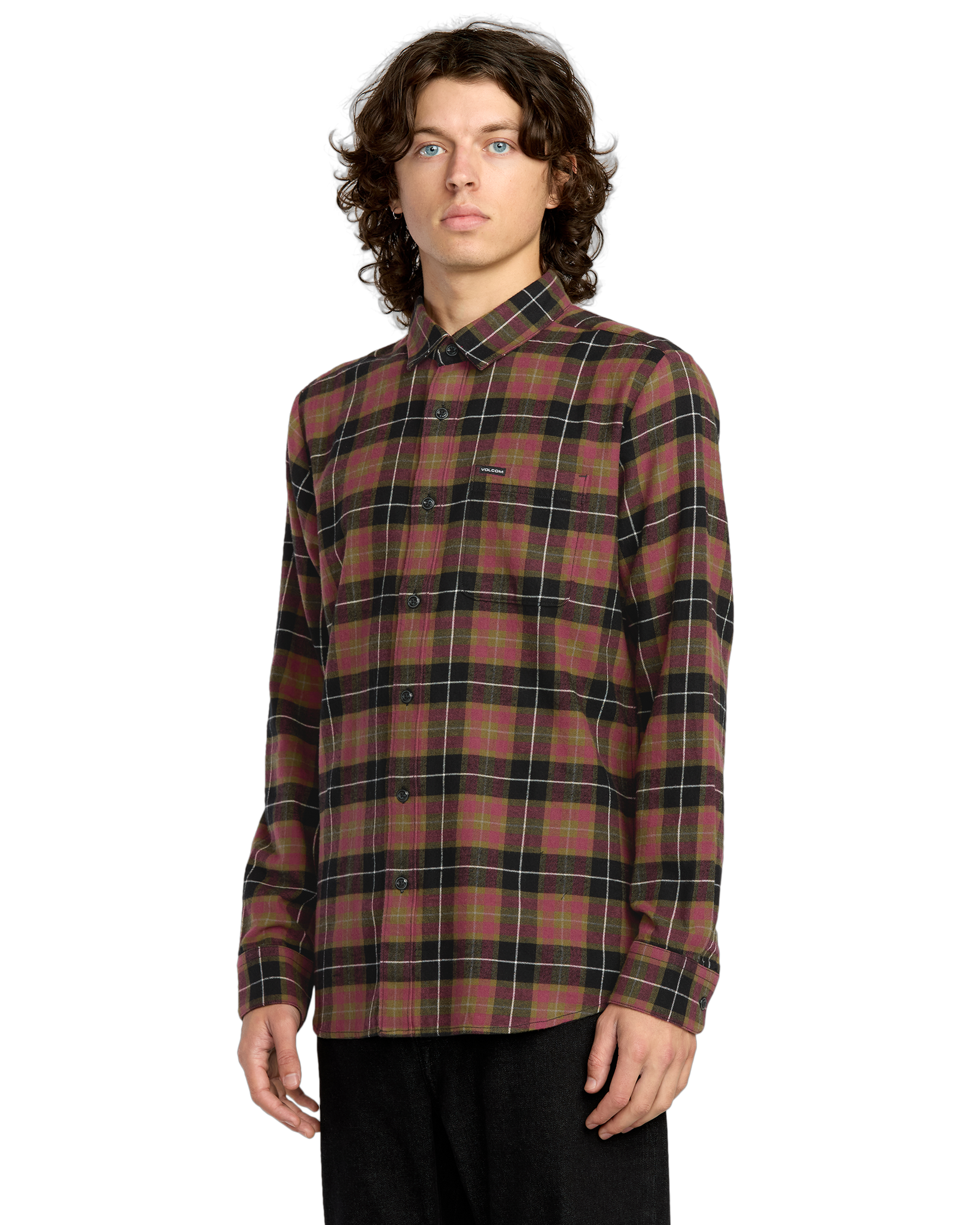 Volcom Chemise À Manches Longues Caden Plaid - Homme