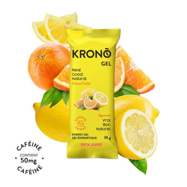 Krono Gels Énergétiques Citrus 847589041129 - JAUNE