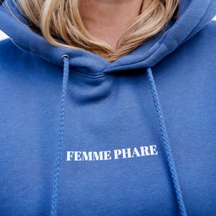 Capelan Chandail À Capuchon Phare - Femme caphoophare - BLEU