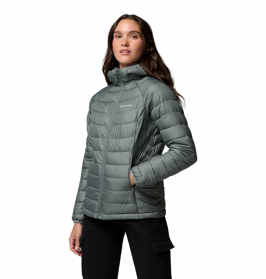 208939
COLUMBIA MANTEAU POWDER LITE HOODED - FEMME - SAUGE DE SEDONA