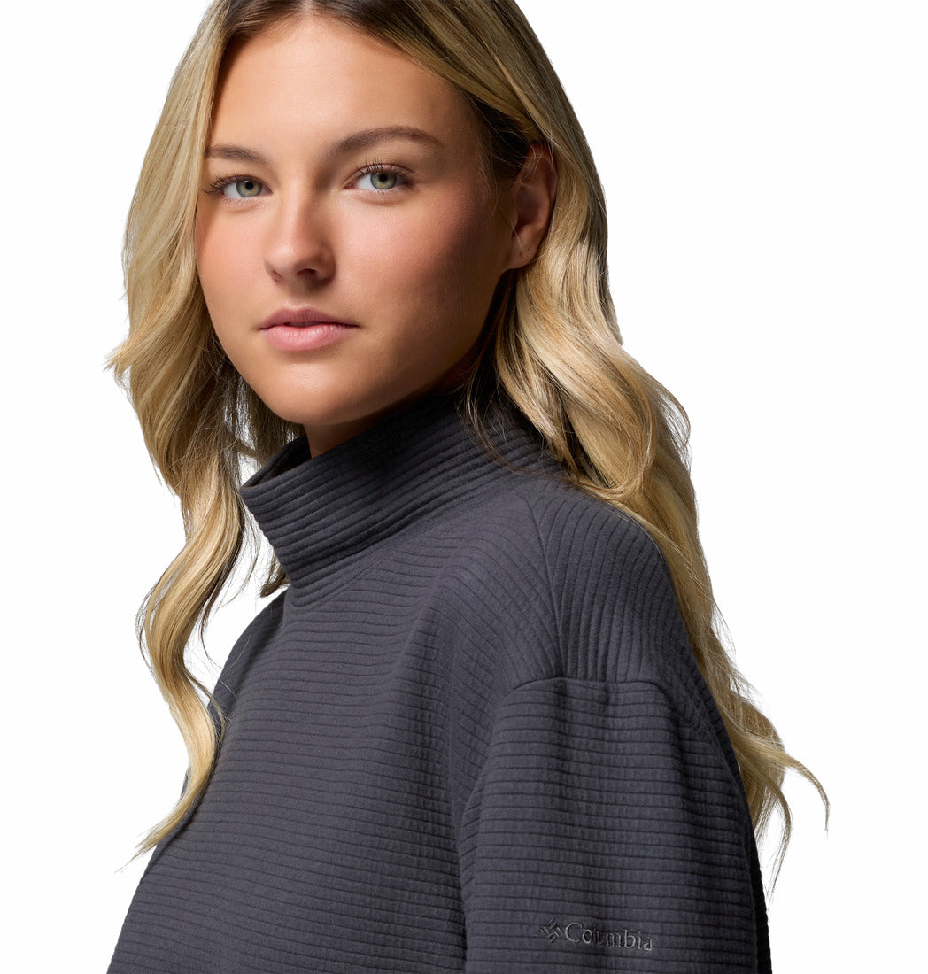 Columbia Chandail À Manches Longues PFG Open Water Mock Neck - Femme