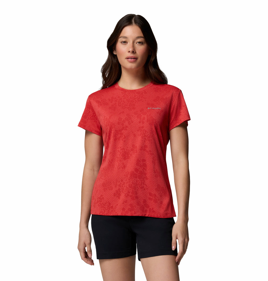 2164481
COLUMBIA T-SHIRT BLUEBIRD CANYON II CREW - FEMME -POPPY RED/606