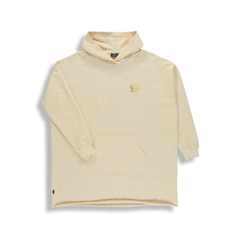 Birdz Chandail À Capuchon Poncho Lake Dayz - Enfant s24-k505-y025 - PALE BANANA