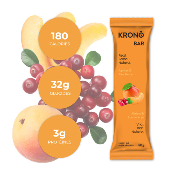 Krono Barres Énergétiques Abricot Et Canneberge