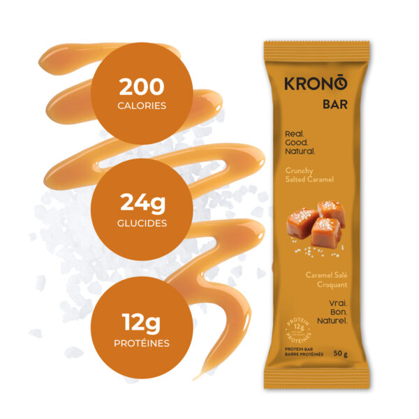 Krono Barres Protéinées Caramel Salé Croquant