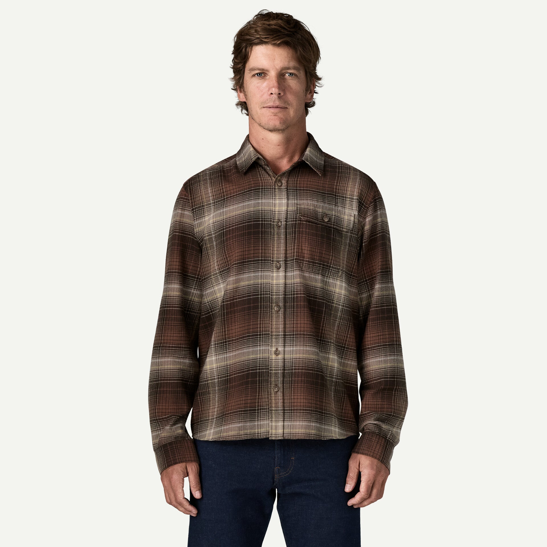 42410
PATAGONIA CHEMISE À MANCHES LONGUES LIGHTWEIGHT FJORD - HOMME - MELTING OMBRE:DEN BROWN