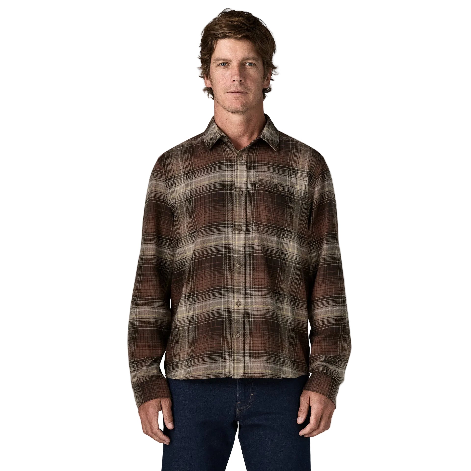 42410
PATAGONIA CHEMISE À MANCHES LONGUES LIGHTWEIGHT FJORD - HOMME - MELTING OMBRE:DEN BROWN
