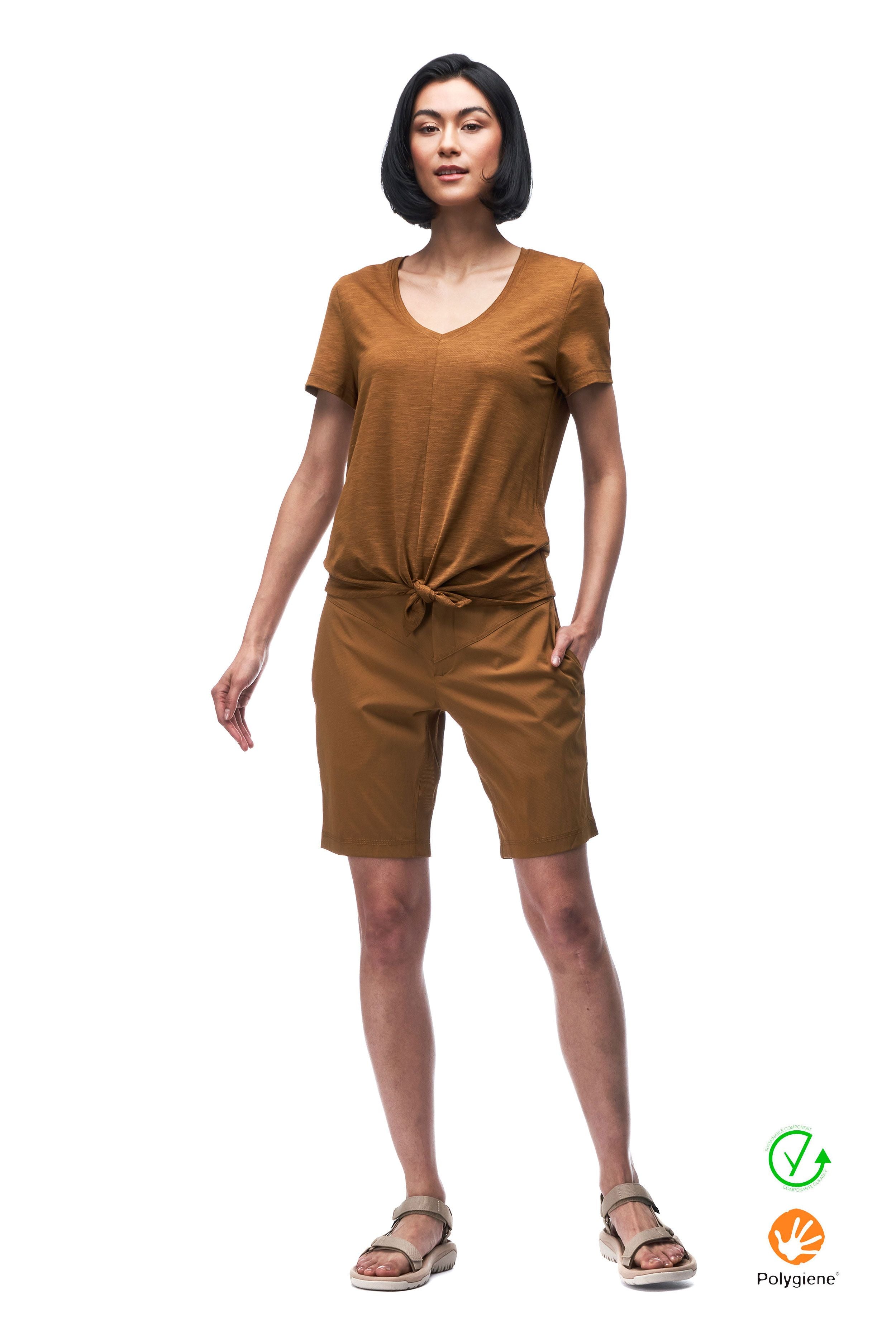Indyeva T-Shirt Diporto - Femme indt0002 - BRONZE