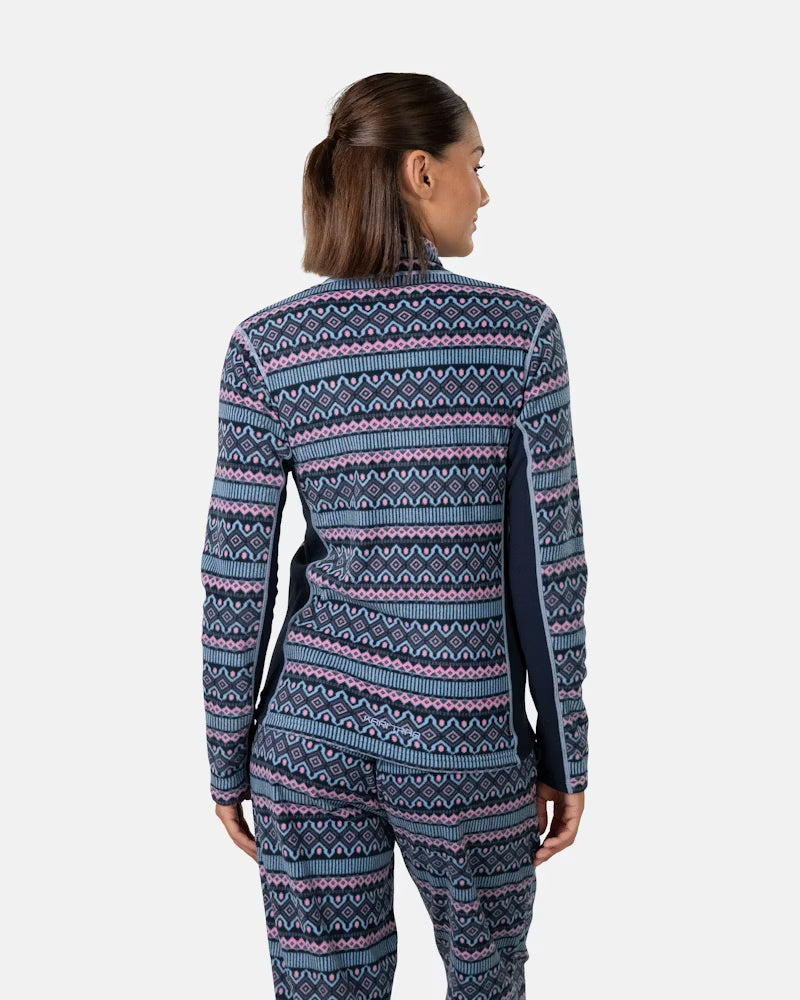 Kari Traa Chandail À Manches Longues Full Zip Olga Fleece - Femme