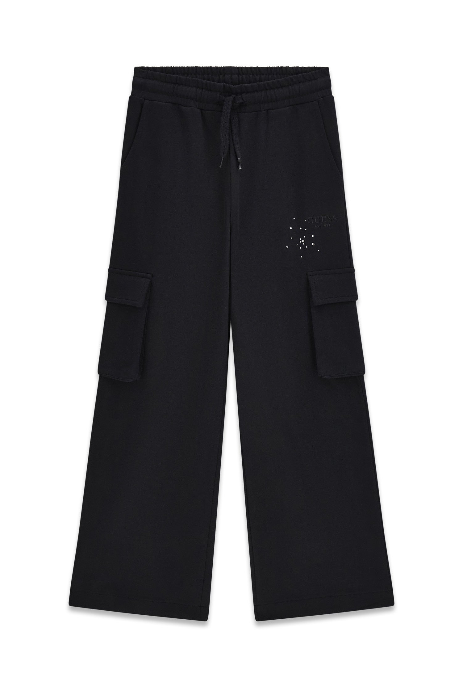 j6yb01k3919
GUESS PANTALON OUATÉ EVASE CARGO 8-16- ANS - ENFANT - JET BLACK