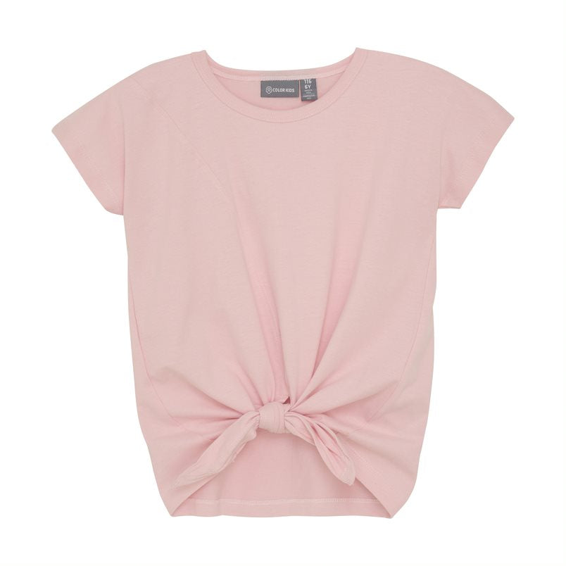 742099
Color Kids T-Shirt W.Knot 4-10 Ans - Enfant - CORAL BLUSH