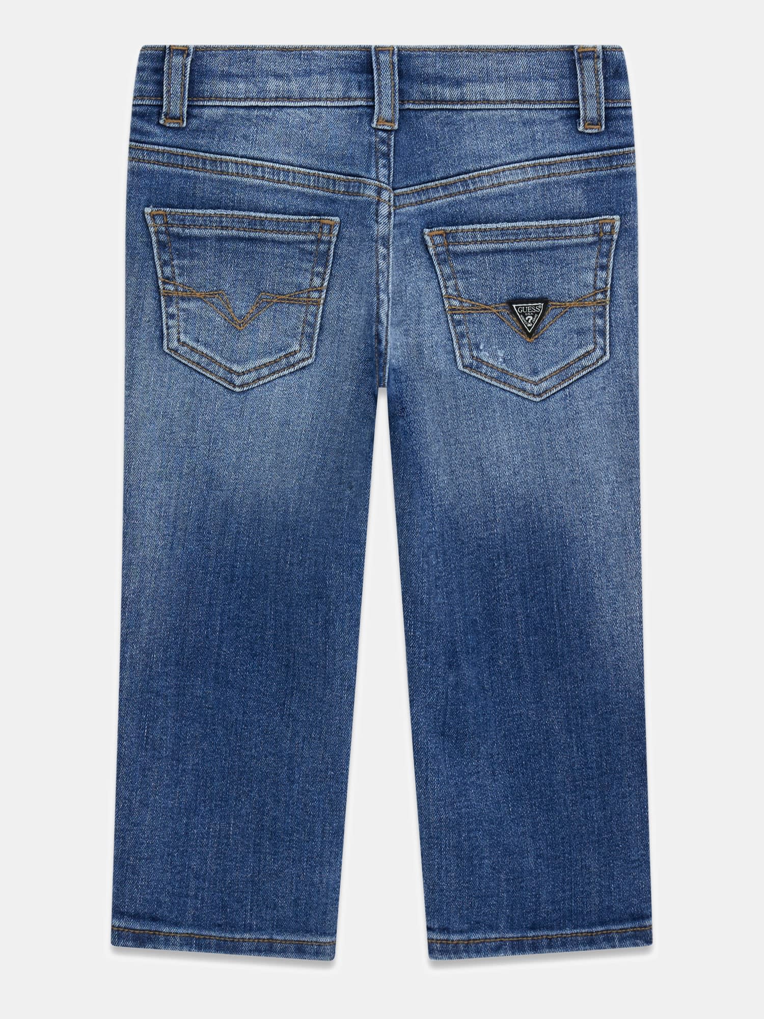 GUESS PANTALON SLIM CONFORT DENIM WITH DAMAGES 5-7 ANS - ENFANT