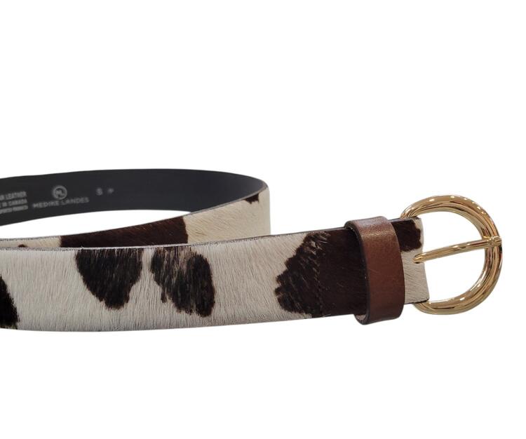 b30696
MEDIKE LANDES CEINTURE VACHE - FEMME - BROWN