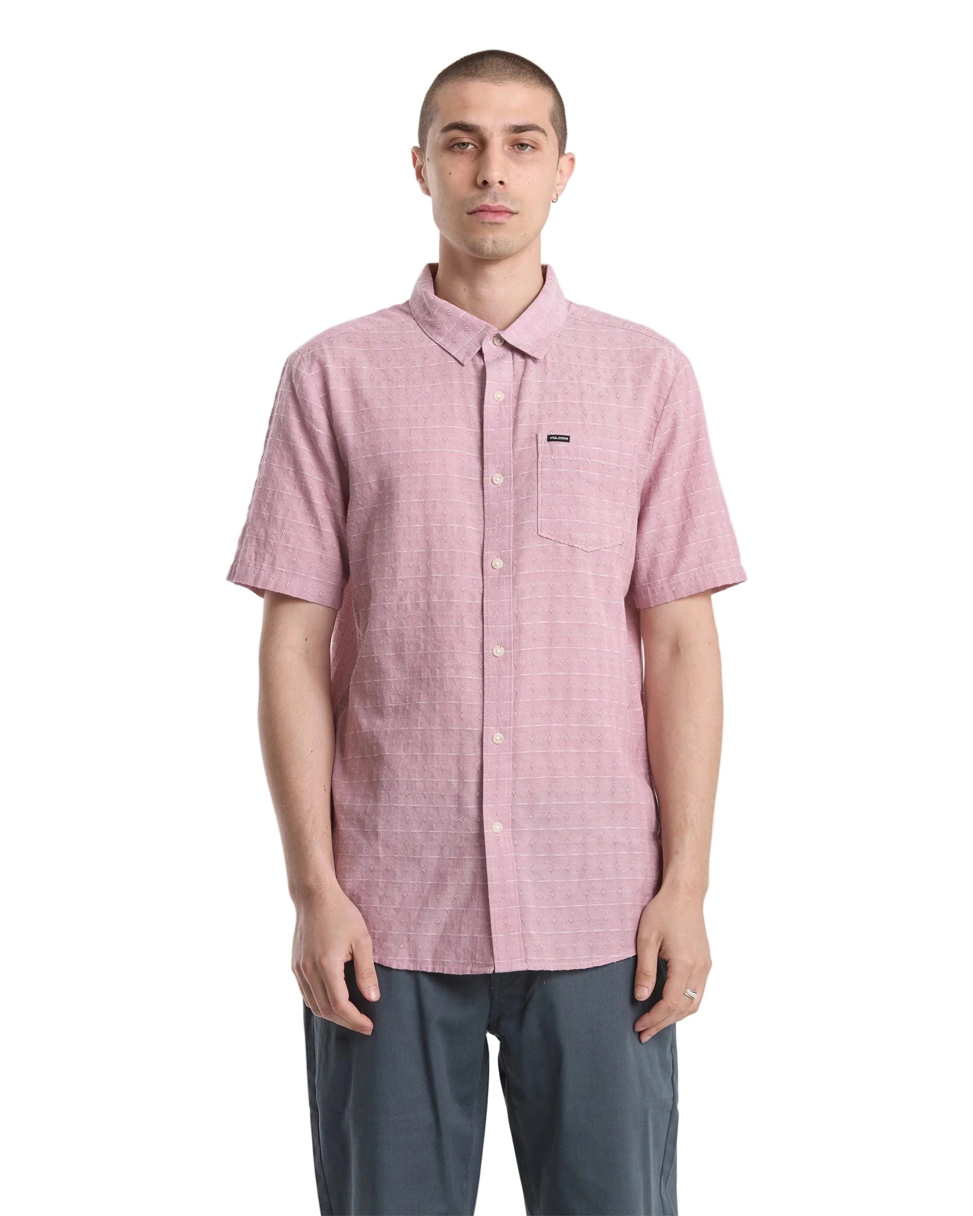a0412611
VOLCOM CHEMISE BANKSTONE II - HOMME - STONE ROSE
