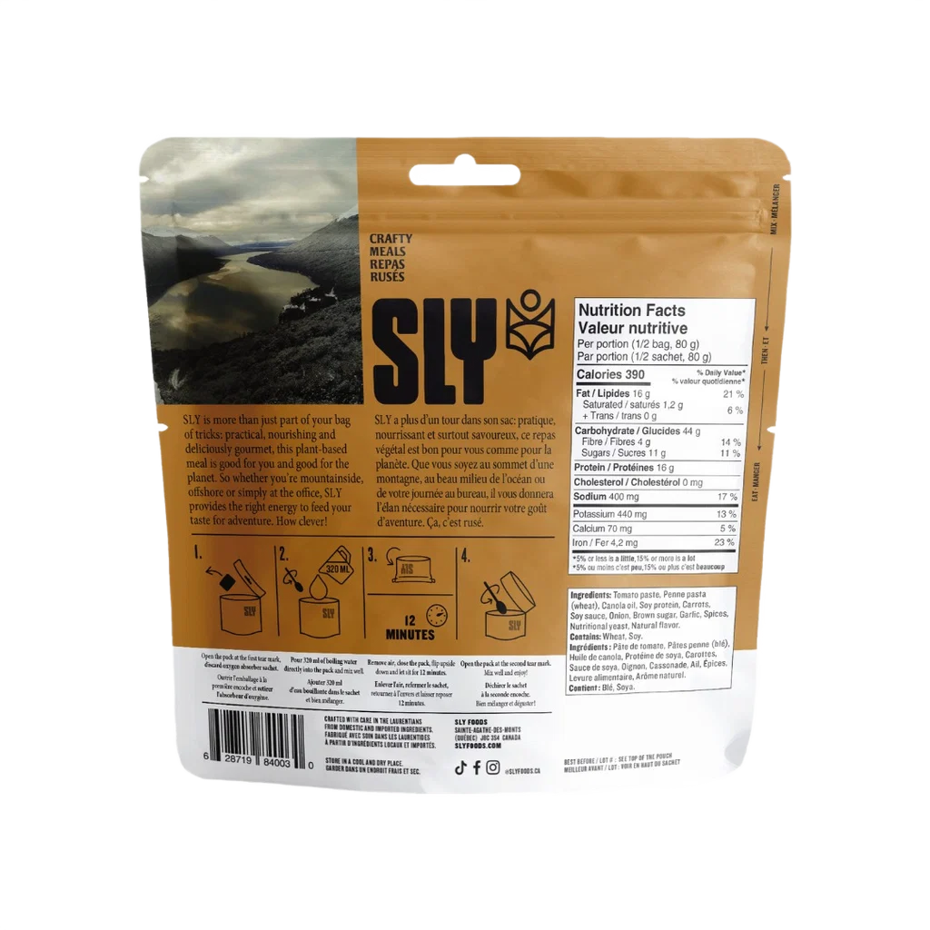 SLY PÂTES À LA BOLOGNAISE 160G