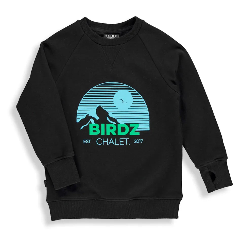 f24-k001-n001
Birdz Chandail À Manches Longues Chalet Crewneck 4-12 Ans - Enfant - NOIR