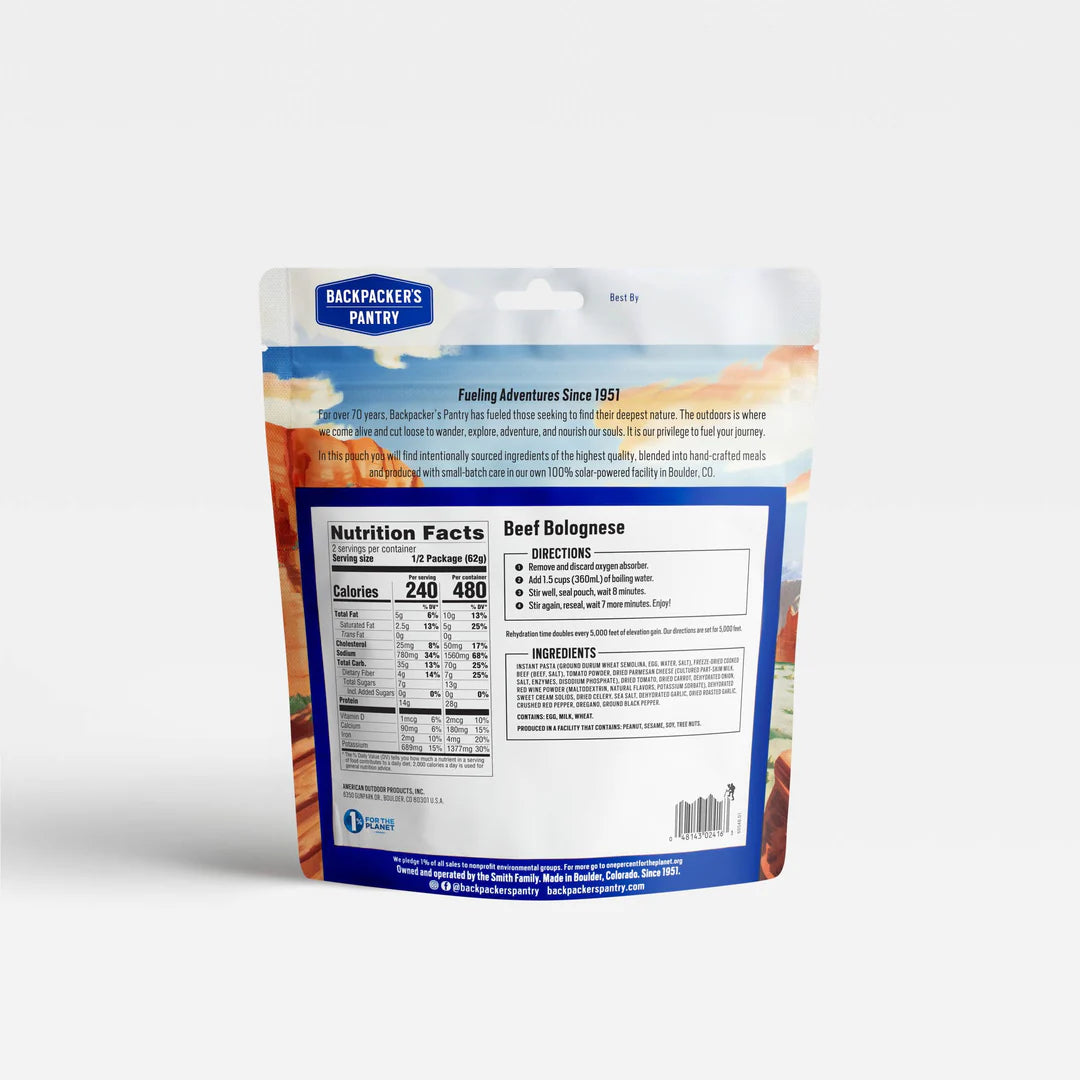 Backpacker's Bolognaise De Bœuf