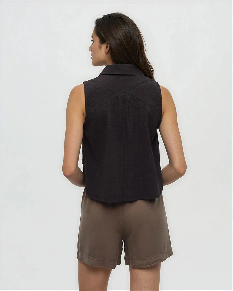 TENTREE CHEMISE SANS MANCHES ROBINS - FEMME