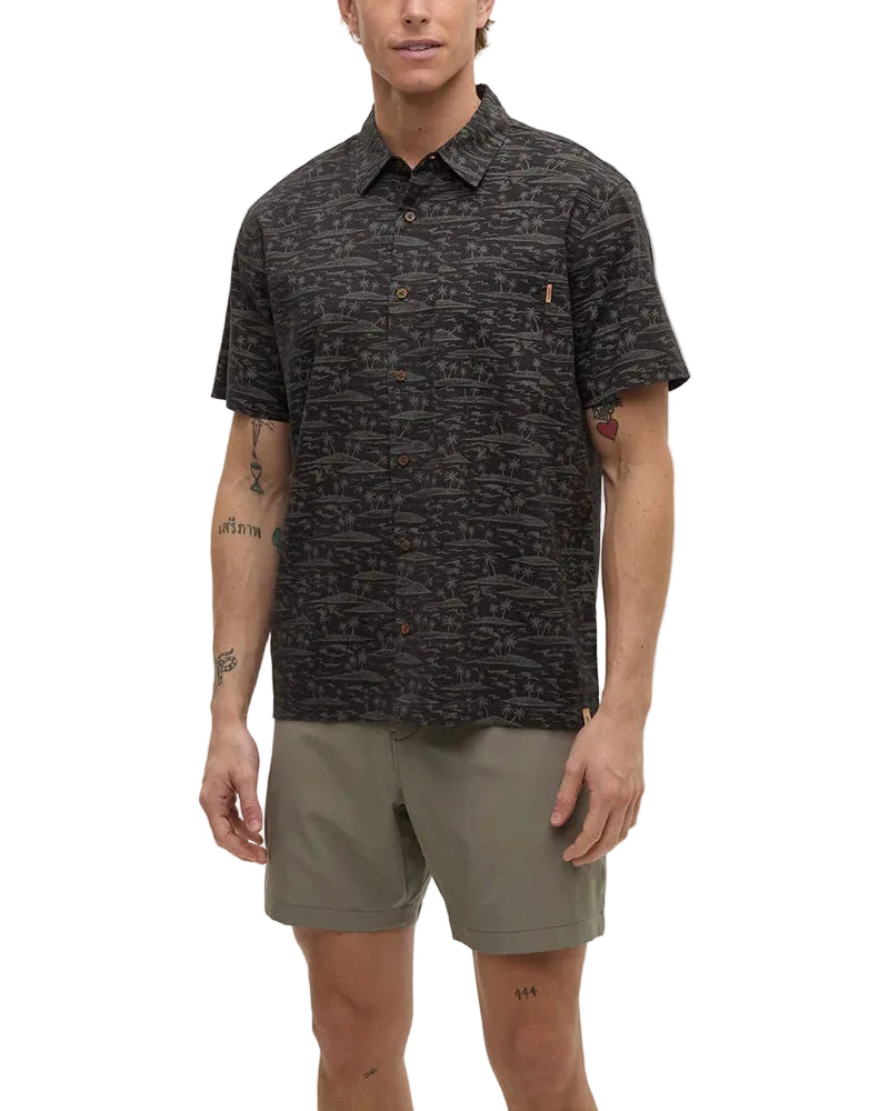 tcm6531
TENTREE CHEMISE REDWOOD POCKET - HOMME - METEORITE BLK/PALM