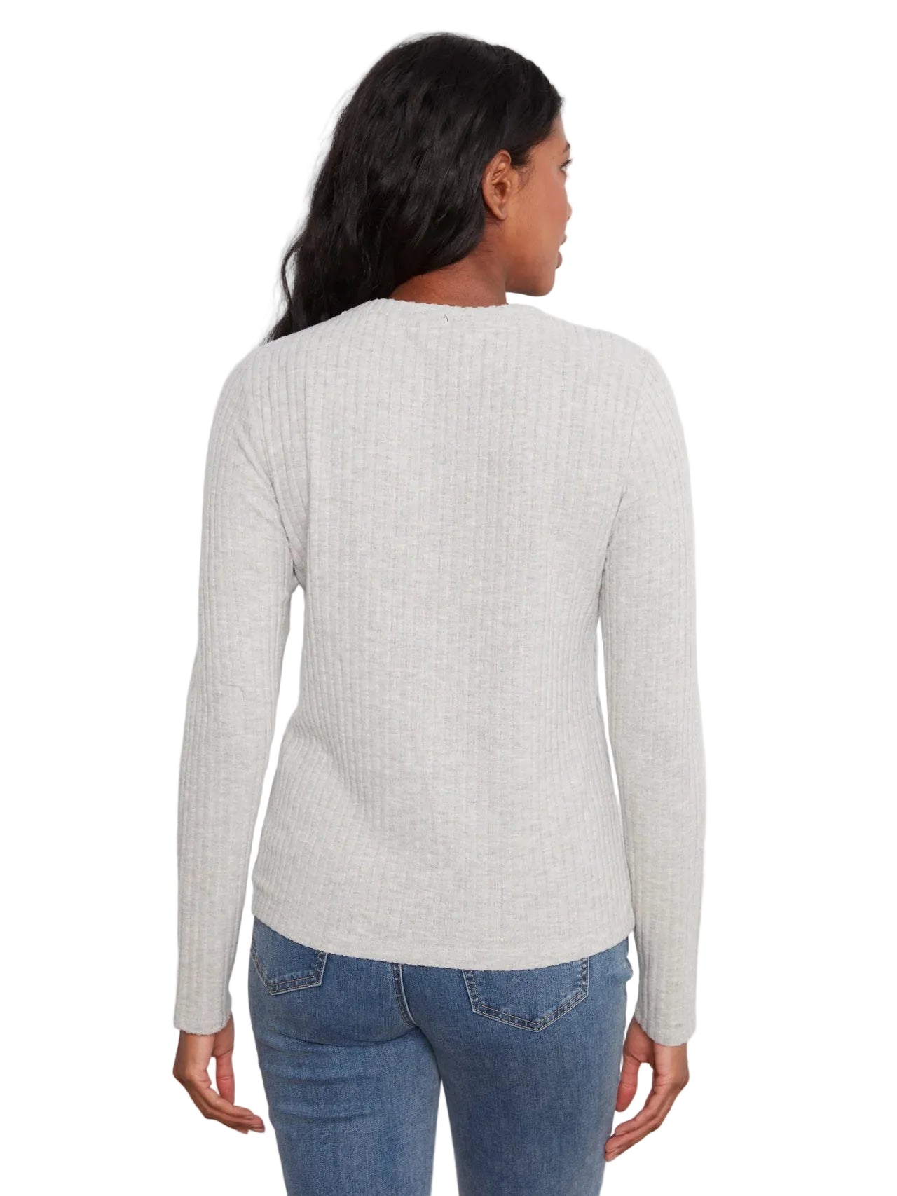 CHARLIE B CHANDAIL À MANCHES LONGUES CREW NECK TOP - FEMME