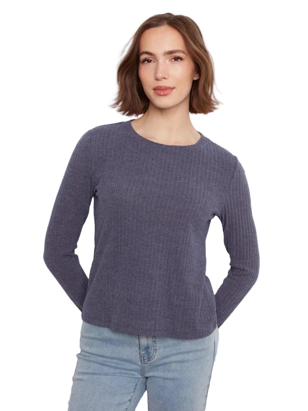 CHARLIE B CHANDAIL À MANCHES LONGUES CREW NECK TOP - FEMME