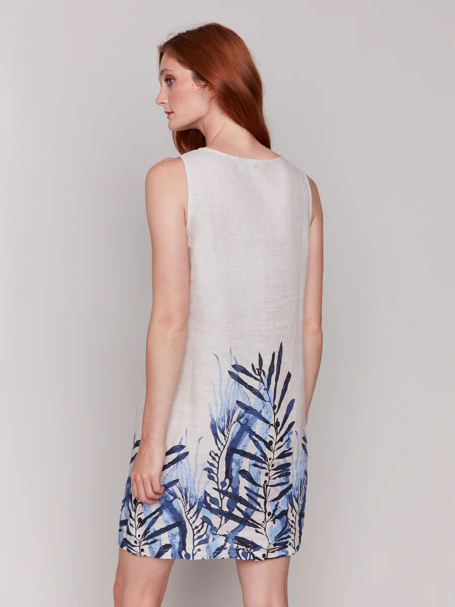 Charlie B Robe Printed Sleeveless Crew Neck - Femme