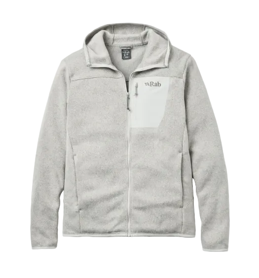 qfg-78
RAB CHANDAIL À CAPUCHON FULL ZIP RYVOAN - HOMME - LIGHT ZINC