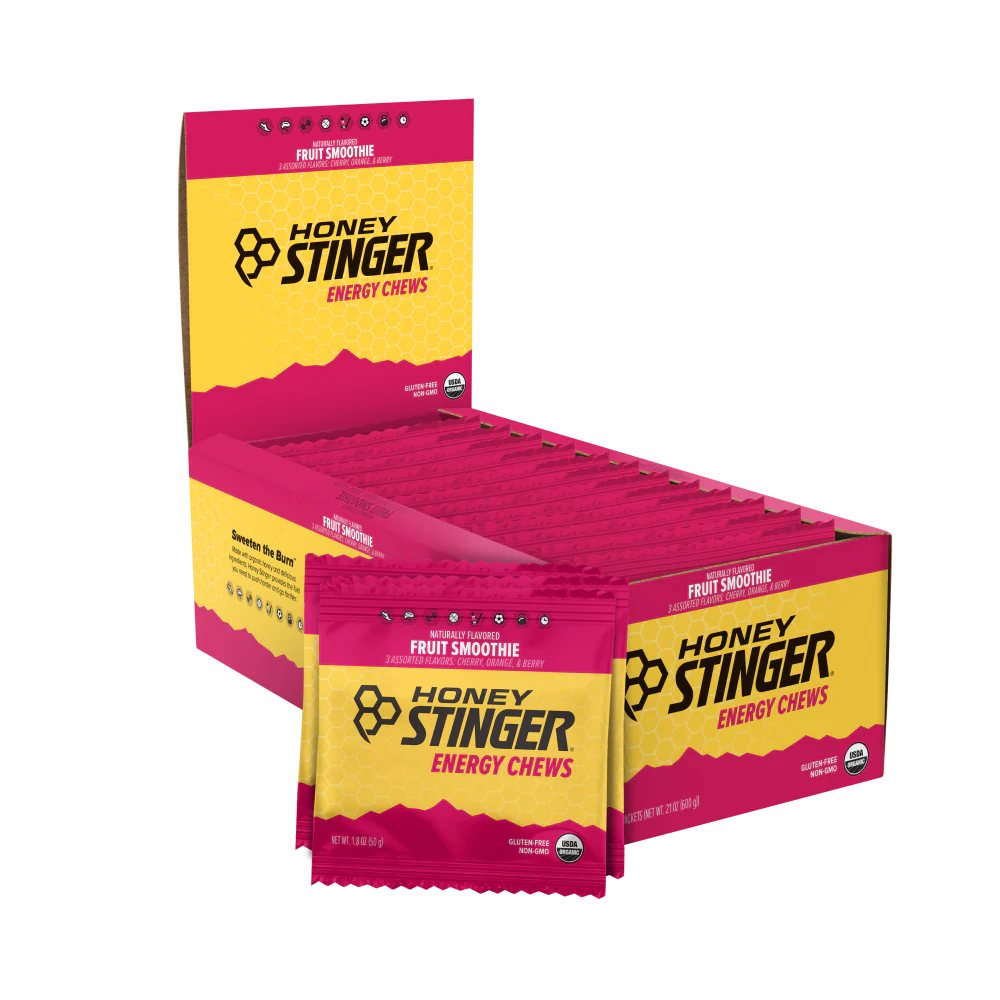 Honey Stinger Organic Chews Énergétique Smoothie aux Fruits 810815020823 - SMOOTHIE AUX FRUITS