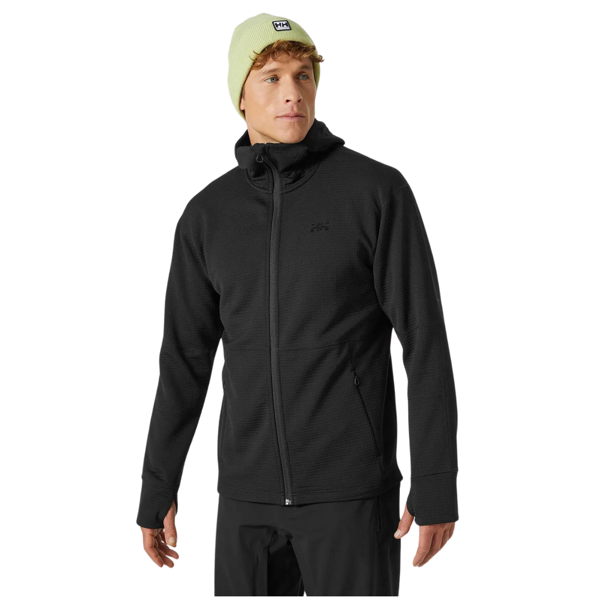 Helly Hanson Chandail À Capuchon FZ Evolved Air Mid - Homme 49519 - NOIR