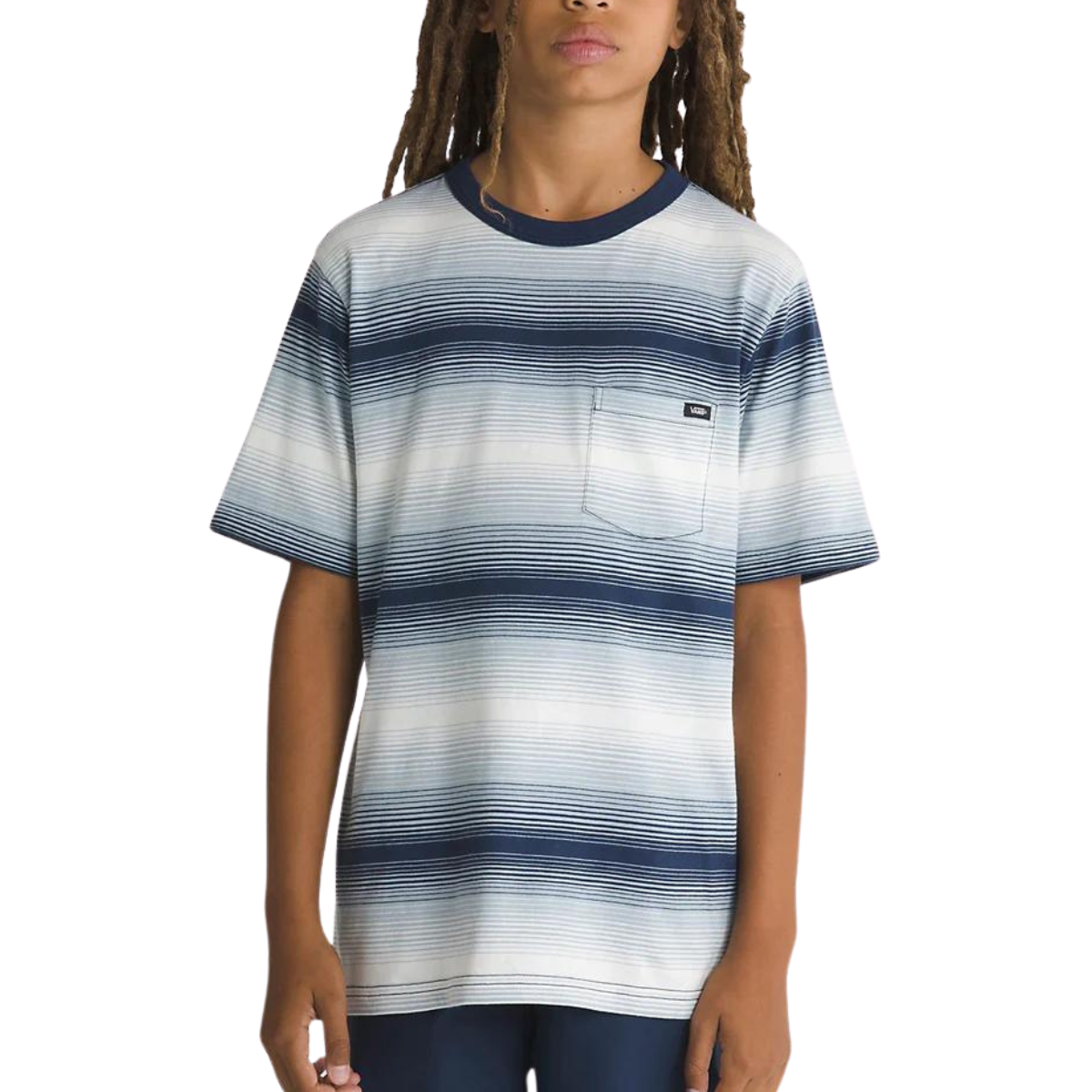 VANS T-SHIRT NATURES BOUNTY SS - ENFANT  vn000gbm - ROBE BLEUS/BLEU COPEN