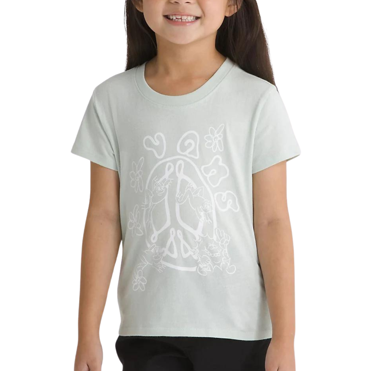 Vans T-Shirt Frog Peace - Enfant  vn000gav - PALE AQUA