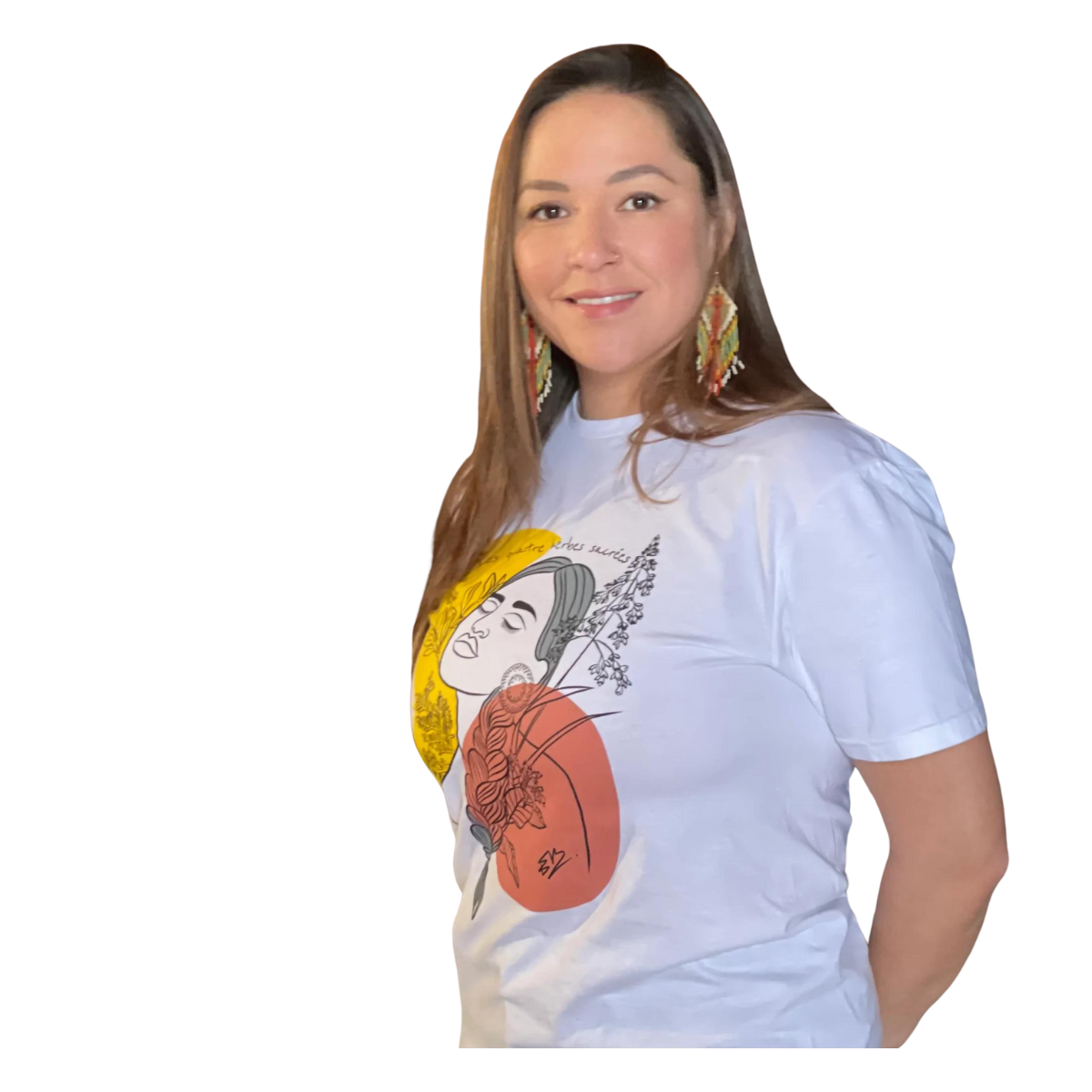 Capelan T-Shirt Herbes Sacrées - Femme capherbes - BLANC
