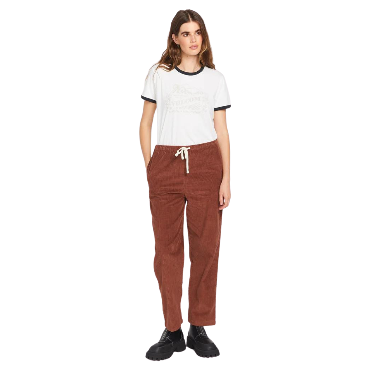 b1232403
Volcom Pantalon Power Chord - Femme - CHESTNUT BROWN