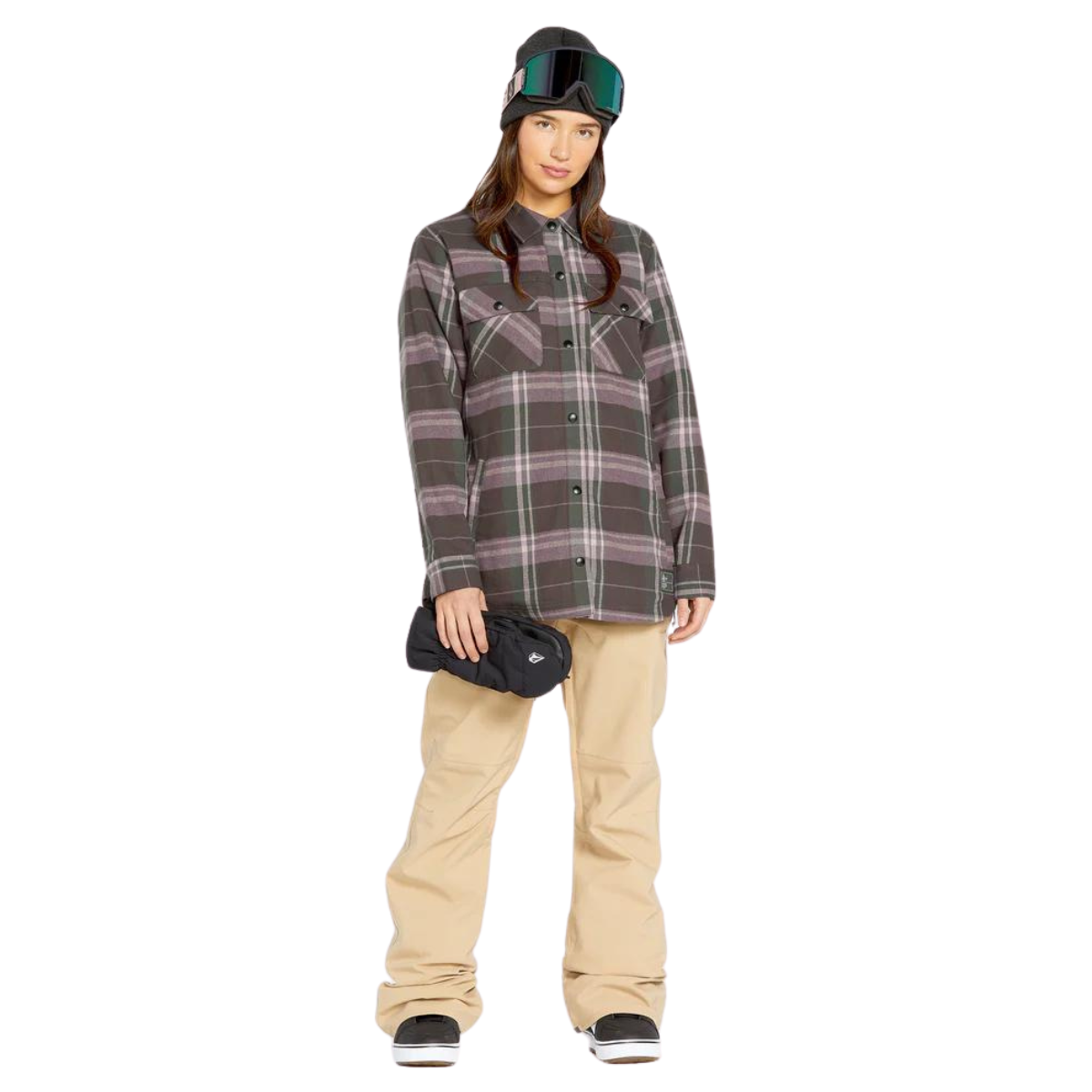 1652502
Volcom Chemise À Manches Longues Isolée Riding Flannel - Femme - DUSTY LAVENDER