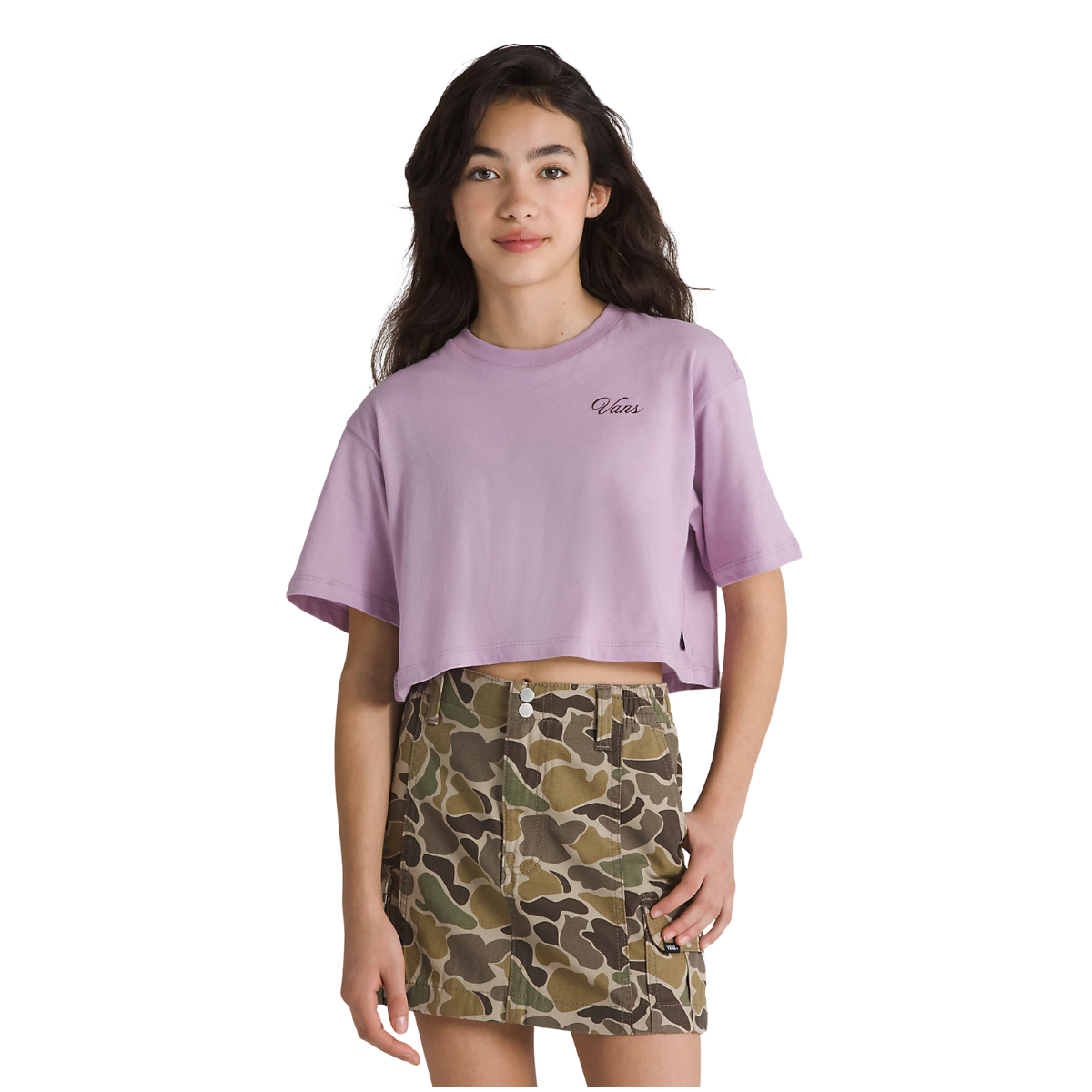 vn000j7r
Vans T-Shirt Fallen Relax Crop - Enfant - LAVENDER MIST