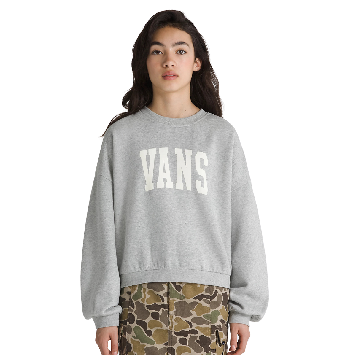 vn000j6b
Vans Chandail À Manches Longues Stadium Loose - Enfant - CIMENT HEATHER