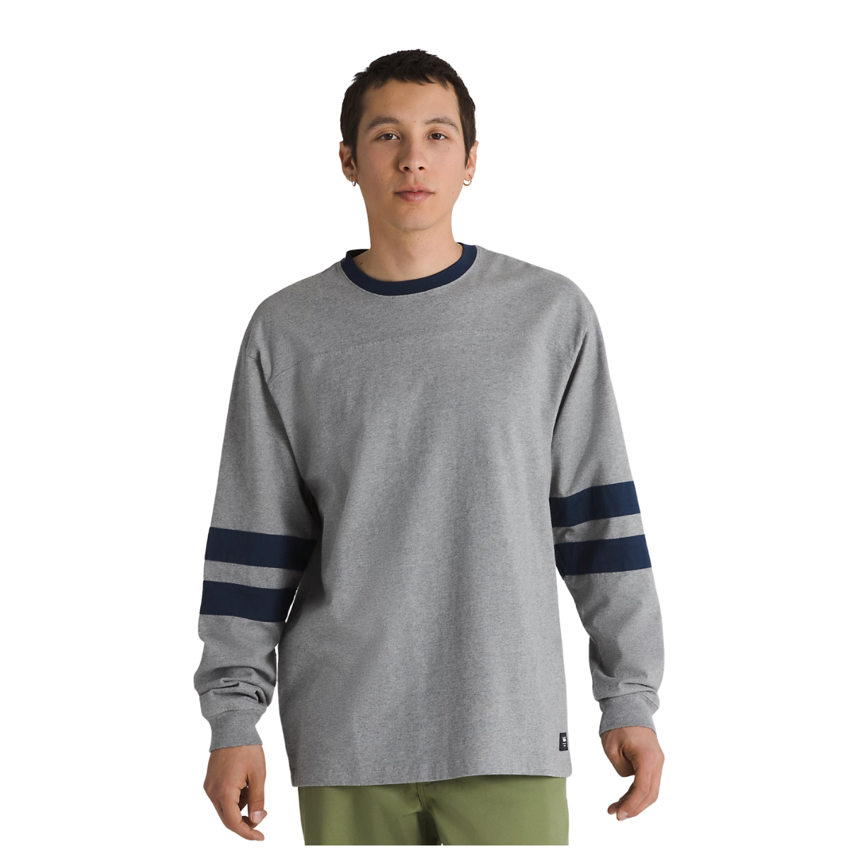 vn000hdw
Vans Chandail À Manches Longues Sanders Varsity Knit - Homme - PEWTER HEATHER/DRESS BLUES FT