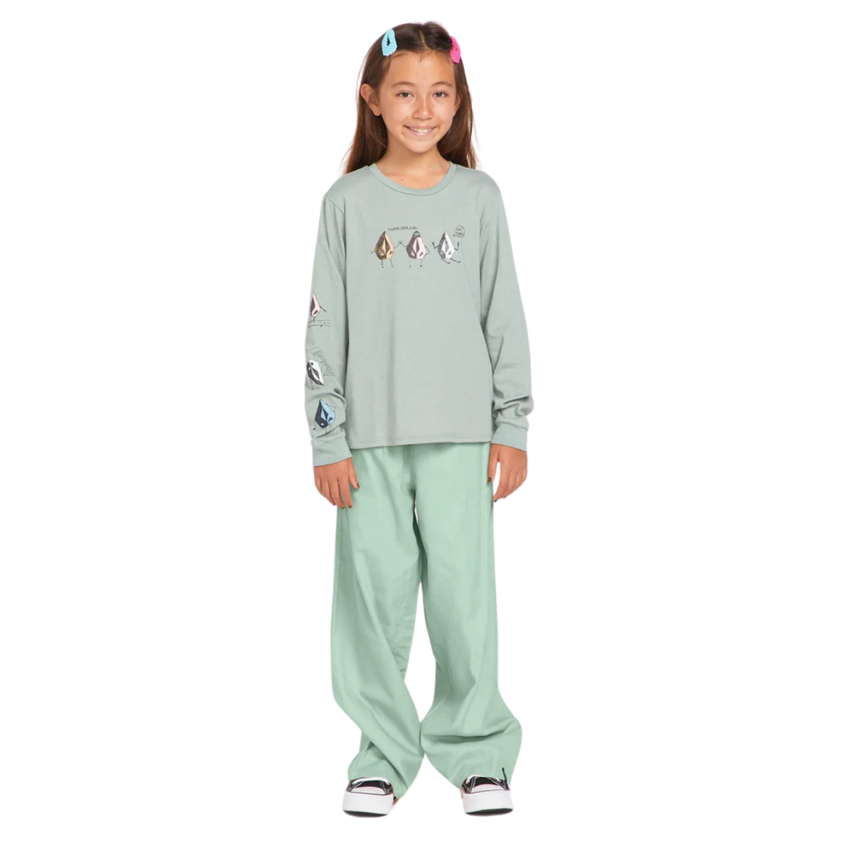 lt104vg7
Volcom Chandail À Manches Longues Made from Stoke - Enfant - SEA SPRAY