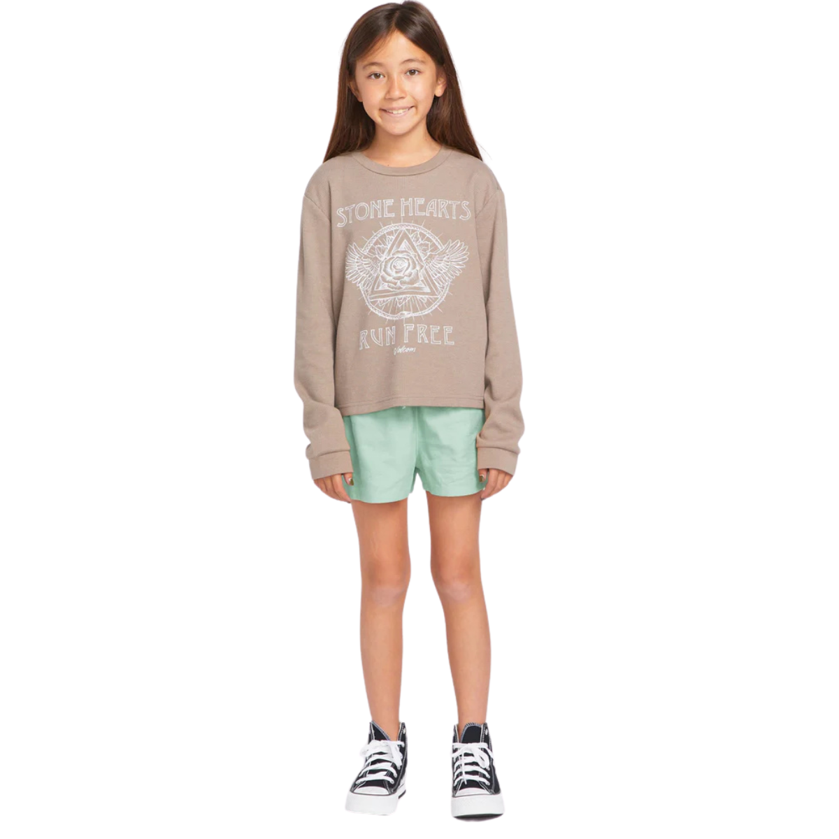 lt015vg7
Volcom Chandail À Manches Longues Thermality - Enfant - MOONDUST