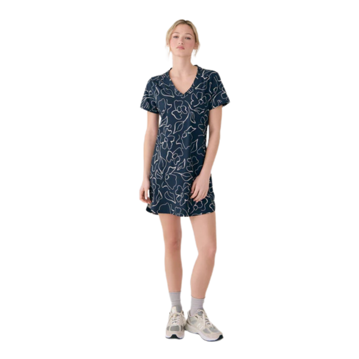 Lolë Robe Olivie V Neck - Femme