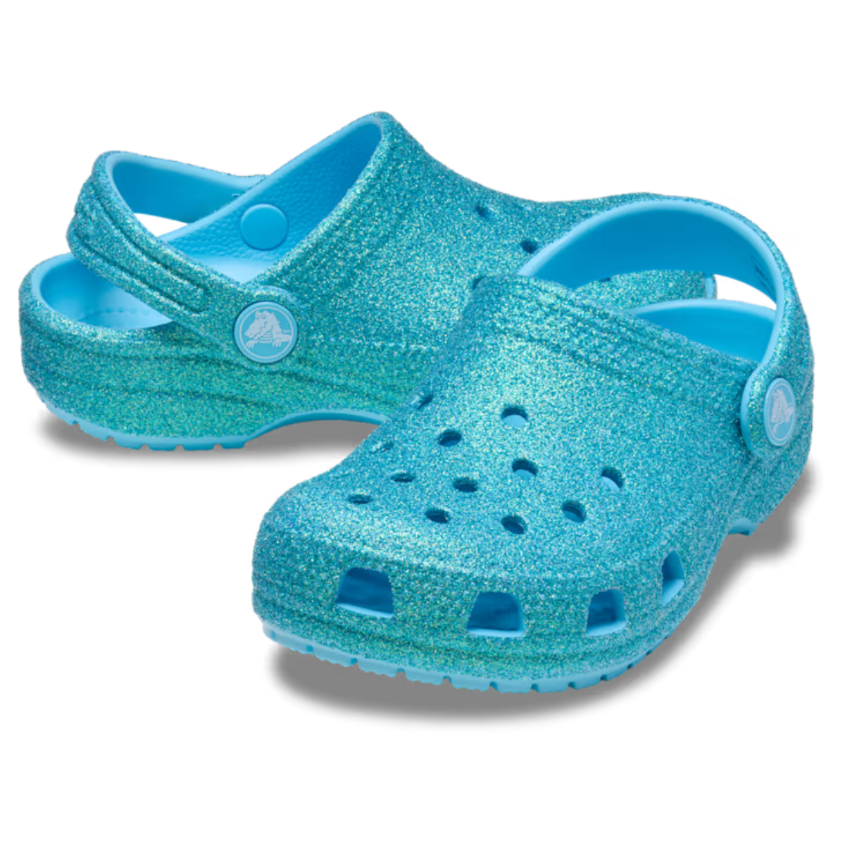 Crocs Sandales Classic Iridescent Glitter - Enfant
