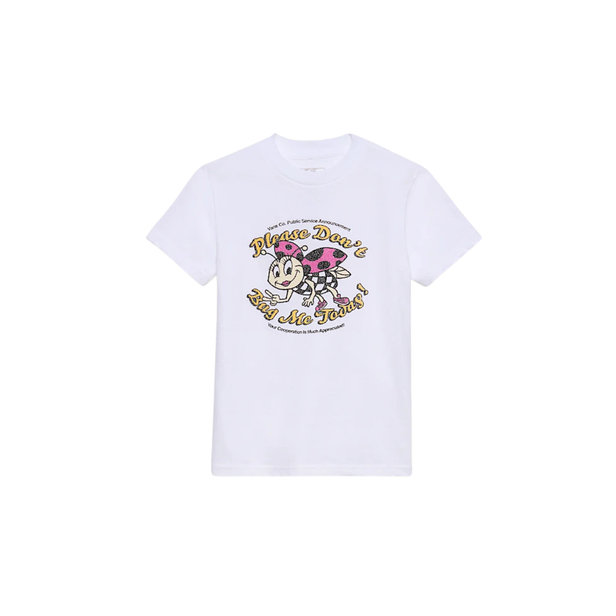 vn000mg2
Vans T-Shirt Dont Bug Me - Enfant - BLANC