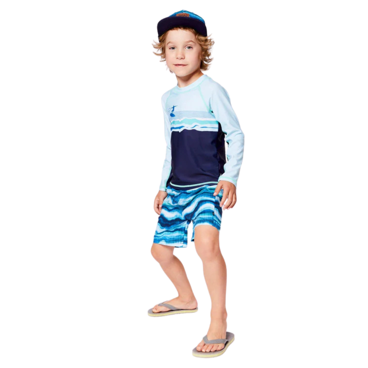 g30nb31c
Deux Par Deux Boardshorts 7-9 Ans - Enfant - PRINTED BLUE WAVES