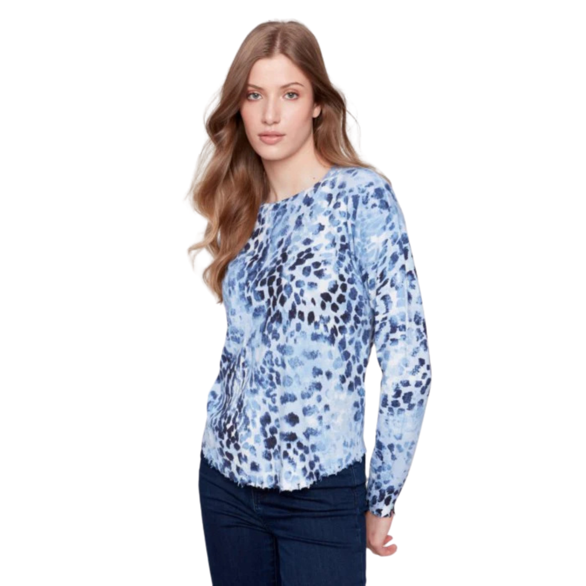 c2707p
Charlie B Chandail Rounded Hem - Femme - INDIGO
